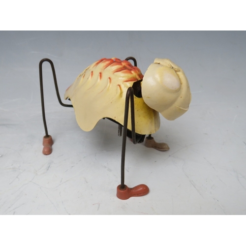 239 - A VINTAGE LINES BROTHERS CLOCKWORK TOY 'GREAT SPIDER', with key, H 9 cm, L 12 cm