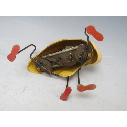 239 - A VINTAGE LINES BROTHERS CLOCKWORK TOY 'GREAT SPIDER', with key, H 9 cm, L 12 cm