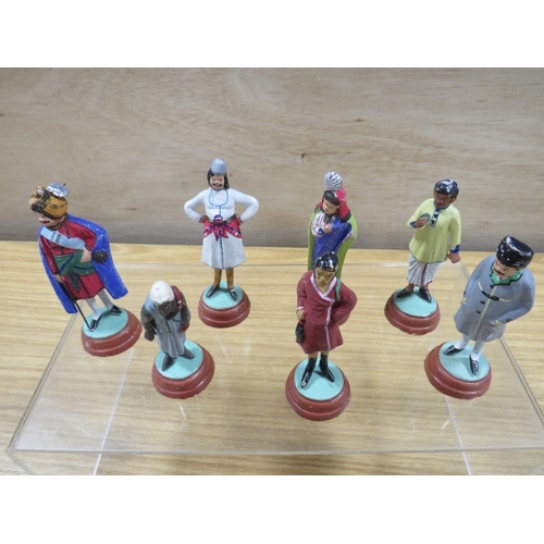 468 - A SELECTION OF TWELVE SUB CONTINENTAL FIGURES