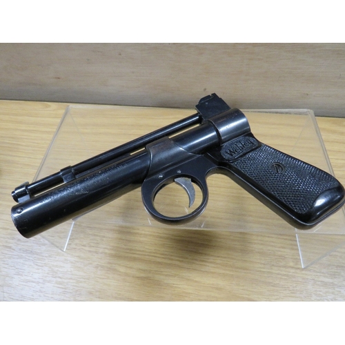 489 - A VINTAGE WEBLEY JUNIOR POINT 177 AIR PISTOL