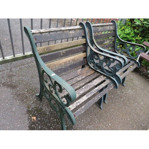 702 - TWO CAST IRON GARDEN CHAIRS