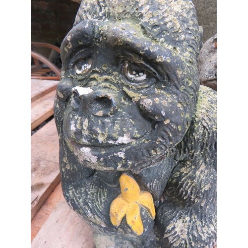 715 - A SELECTION OF CONCRETE GARDEN STATUES