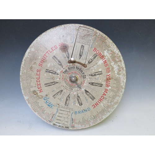 231 - THE CHICAGO BOYE NEEDLE Co. MERCHANDISE DISPLAY CIRCA 1906, to display needles, shuttles and bobbins... 