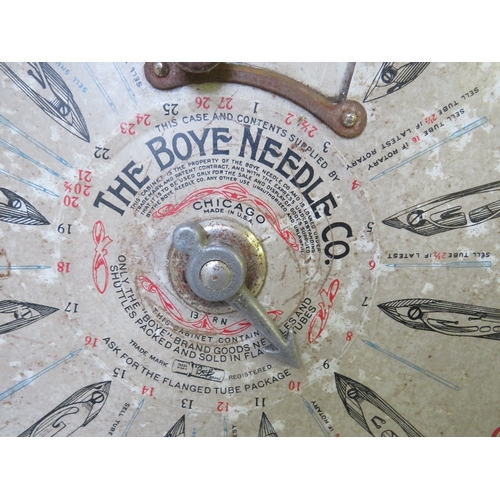 231 - THE CHICAGO BOYE NEEDLE Co. MERCHANDISE DISPLAY CIRCA 1906, to display needles, shuttles and bobbins... 