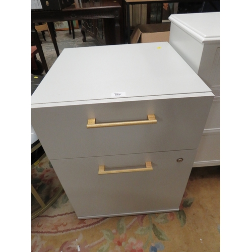 866 - A MODERN OFFICE TWO DRAWER FILING CABINET