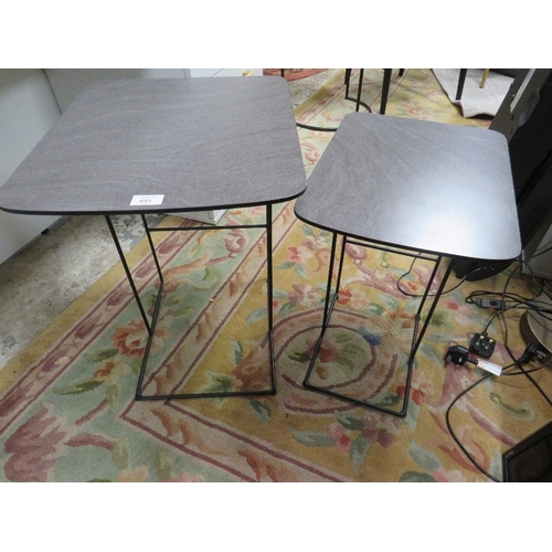 891 - TWO MODERN LAMP TABLES