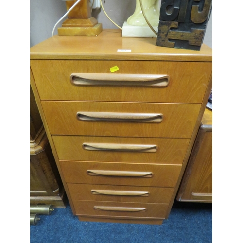 921 - A MID CENTURY G PLAN SIX DRAWER CHEST