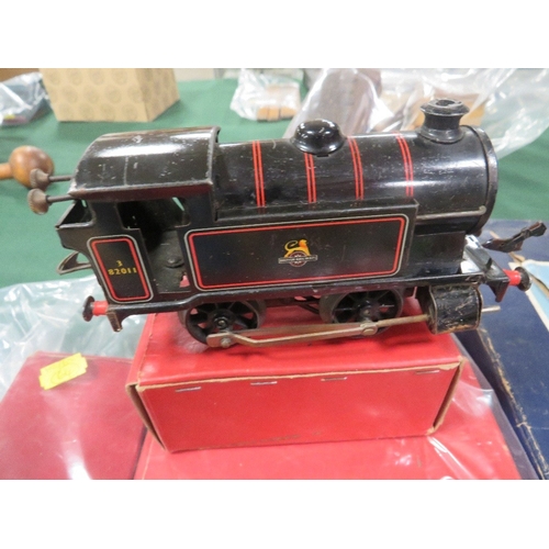 238 - A HORNBY BOXED TRAIN SET, together with boxed items to include a steam engine, rolling stock etc.
