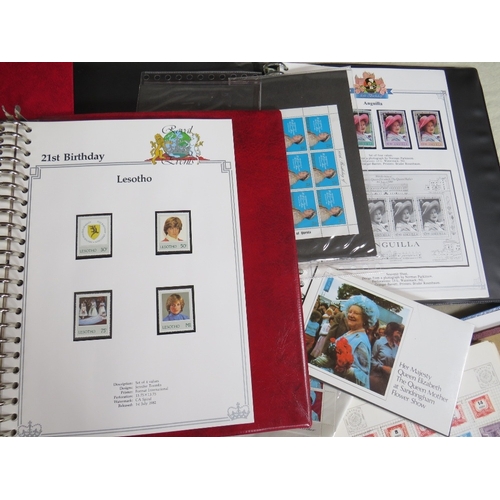 151 - ELEVEN ALBUMS OF WORLD, COMMONWEALTH AND BRITISH STAMPS