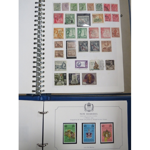 151 - ELEVEN ALBUMS OF WORLD, COMMONWEALTH AND BRITISH STAMPS