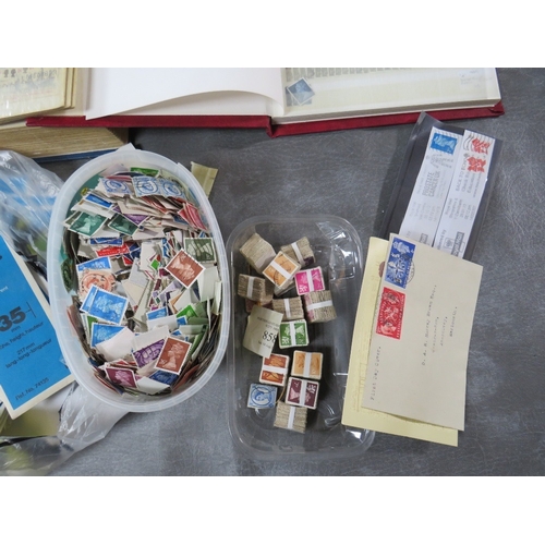 157 - TWO BOXES CONTAINING TWENTY BRITISH STAMP ALBUMS AND STOCK BOOKS, together with loose British stamps