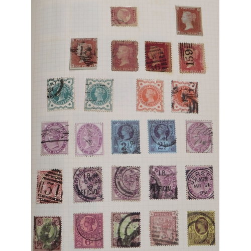 160 - THREE ALBUMS OF WORLD / COMMONWEALTH / BRITISH STAMPS. to include some Victorian examples