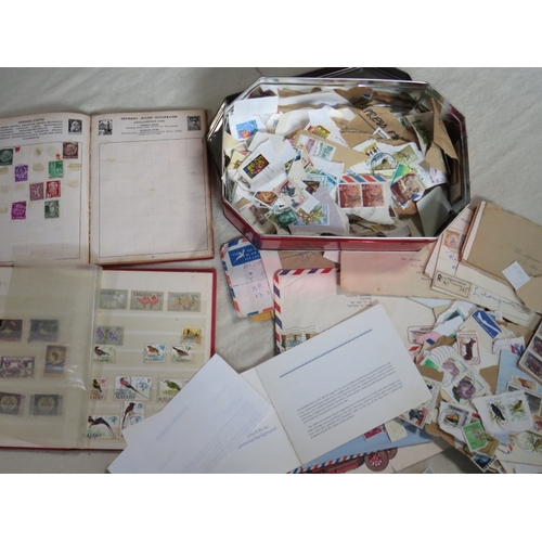 161 - FOUR LARGE ALBUMS OF STAMPS, mainly Royal Wedding / Charles & Di etc., plus a further eight smaller ... 