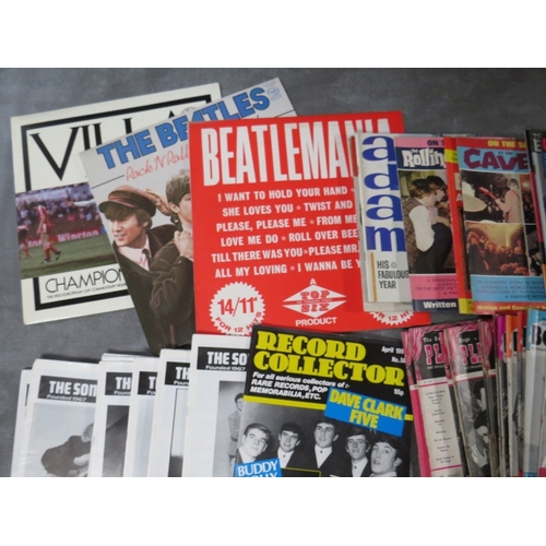 227 - A TRAY OF MUSIC INTEREST ITEMS TO INCLUDE BEATLEMANIA LP RECORD, The Beatles Rock n Roll Music Volum... 