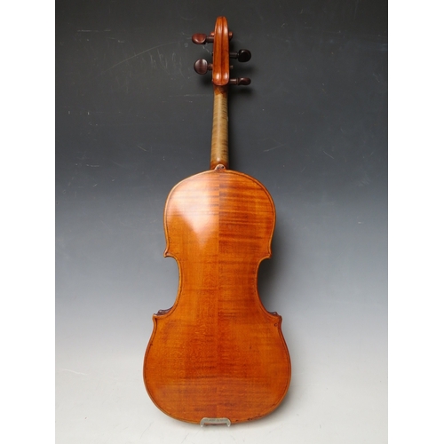 229 - A SMALL CASED VIOLIN