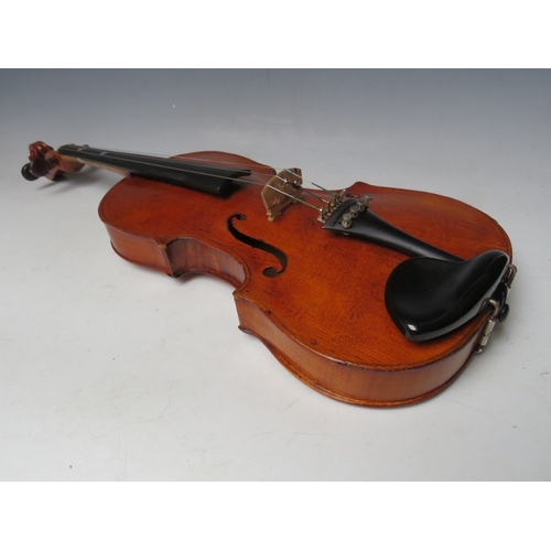 229 - A SMALL CASED VIOLIN