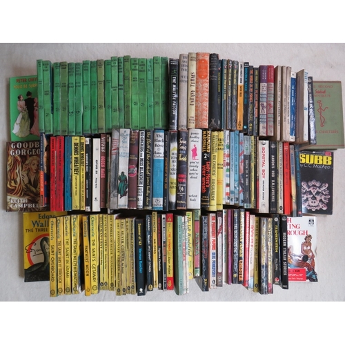 191 - THREE TRAYS OF VINTAGE HARDBACK AND PAPERBACK BOOKS, to include crime novels - James Hadley Chase et... 