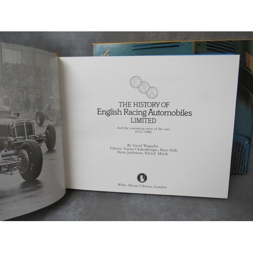 195 - DAVID WEGUELIN - 'THE HISTORY OF ENGLISH RACING AUTOMOBILES LIMITED and the continuing story of cars... 