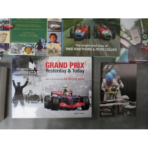 196 - A QUANTITY OF MOTOR SPORT BOOKS, to include 'Mon Ami Mate', 'The Glory of Goodwood', etc. (14)