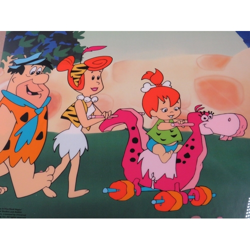 302 - A GROUP OF ANIMATION CELLS TO INCLUDE THE FLINTSTONES ETC., plus a quantity of drawings by John Coop... 