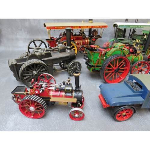 368 - A COLLECTION OF SEVEN TRACTION / STEAM ENGINES, to include T J Swift Bloxwich, Tom Yardley Gisburn, ... 