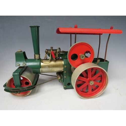 374 - A BOXED WILESCO STEAM ROLLER D365