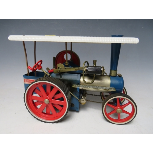 375 - AN UNBOXED WILESCO TRACTION ENGINE D405