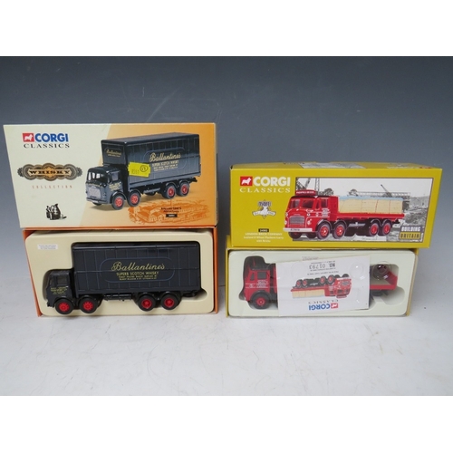 467 - A TRAY OF MIXED BOXED DIE CAST VEHICLES, to include Corgi Houseman AEC Mercury truck and trailer 978... 