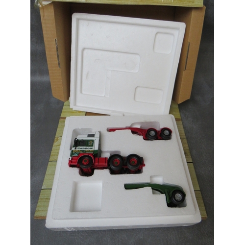 477 - A TRAY CONTAINING FOUR BOXED CORGI VEHICLES, to include 1:50 scale H E Payne limited edition set wit... 