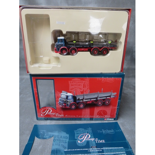 479 - FOUR BOXED DIE CAST VEHICLES, to include 1:50 scale Tekno Road & Sea Express articulated lorry and t... 