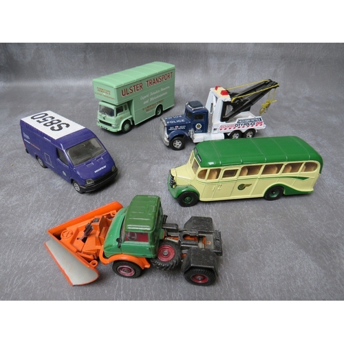 483 - NINETEEN UNBOXED DIE CAST VEHICLES, by Corgi, Matchbox etc.