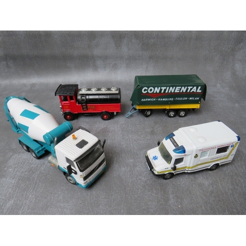 483 - NINETEEN UNBOXED DIE CAST VEHICLES, by Corgi, Matchbox etc.