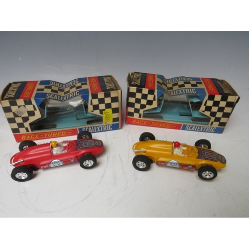 491 - A BOXED SCALEXTIC SET CLUB 60, together with two boxed Scalextric cars and a box of track