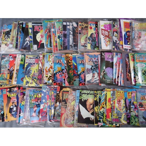 354 - A TRAY OF MIXED COMICS, mostly early editions with many No. 1 issues, to include Eclipse Comics Stra... 