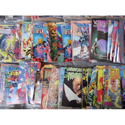 354 - A TRAY OF MIXED COMICS, mostly early editions with many No. 1 issues, to include Eclipse Comics Stra... 