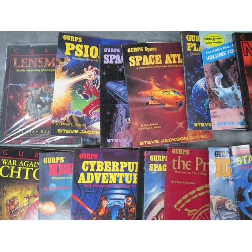 343 - APPROXIMATELY TWENTY FIVE GURPS ROLEPLAY MAGAZINES BY STEVE JACKSON