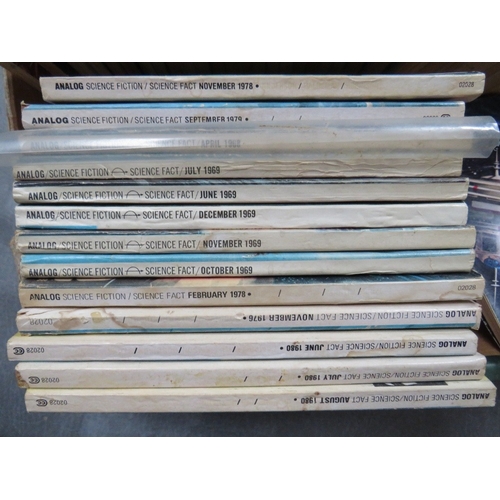 345 - APPROXIMATELY 70 ANALOGUE SCIENCE FICTION MAGAZINES, earliest July 1966, latest June 1984