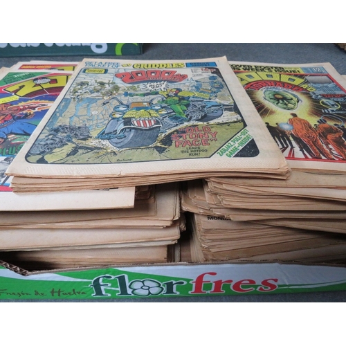 356 - APPROXIMATLEY ONE HUNDRED AND SIXTY 2000AD COMICS FEATURING JUDGE DREDD, Dan Dare, Tornado etc