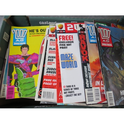 357 - APPROXIMATLEY ONE HUNDRED AND FIFTY 2000AD COMICS FEATURING JUDGE DREDD