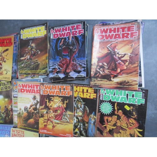 348 - OVER FIFTY WHITE DWARF ROLE PLAY MAGAZINES