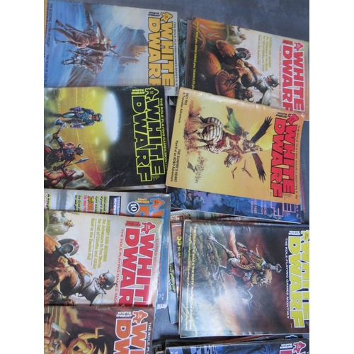 348 - OVER FIFTY WHITE DWARF ROLE PLAY MAGAZINES