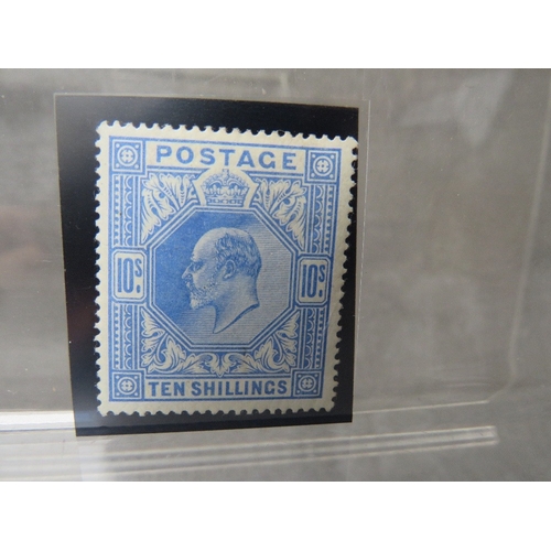 31 - EDWARD VIII MINT 10/ BLUE, heavily hinged