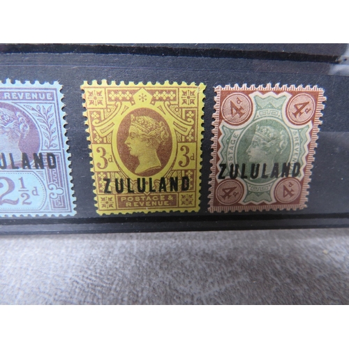 64 - QV NICE COLLECTION OF JUBILEES OVERPRINTED 'ZULULAND'