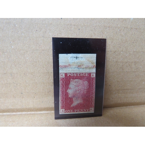 65 - QV MINT 1D RED, imprimatur plate 164