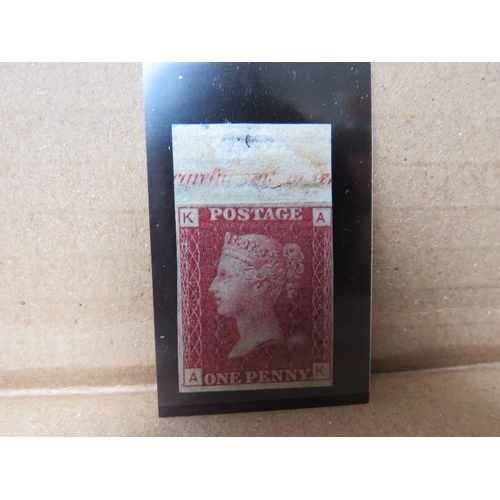 65 - QV MINT 1D RED, imprimatur plate 164