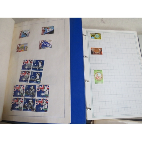 163 - SEVENTEEN STAMP ALBUMS / STOCKBOOKS CONTAINING WORLD / BRITISH / COMMONWEALTH STAMPS, together with ... 