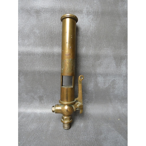 420 - A BRASS STEAM WHISTLE (BULL), from Hawne Colliery, Hayseech, Halesowen the transferred to Halesowen ... 