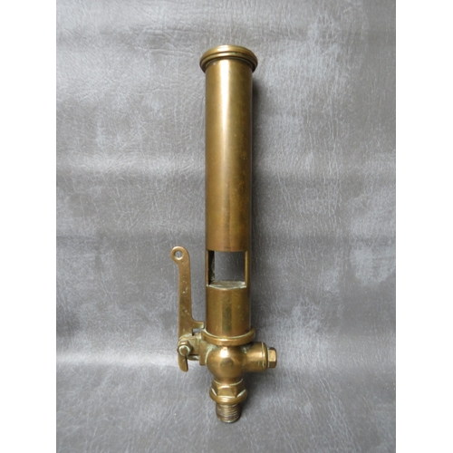 420 - A BRASS STEAM WHISTLE (BULL), from Hawne Colliery, Hayseech, Halesowen the transferred to Halesowen ... 