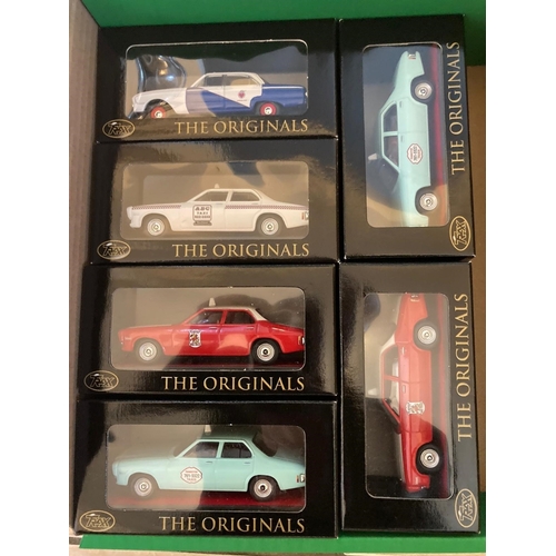 470A - SIX BOXED TRAX 'THE ORIGINALS' AUSTRALIAN MOTORING LEGENDS CARS, to include TR17J, TR17K, TR17G, 2 x... 