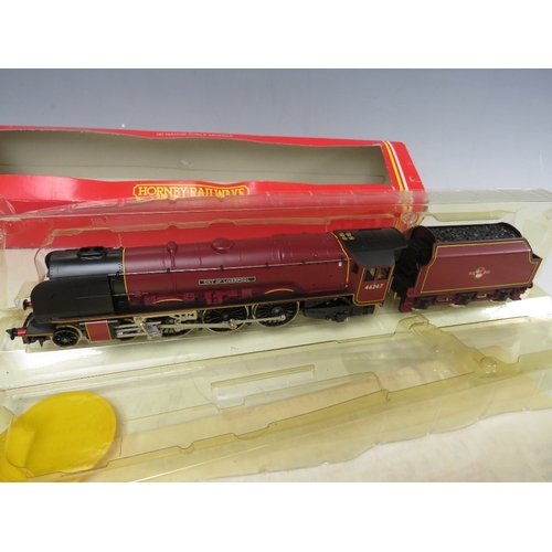 417 - THREE BOXED HORNBY 00 GAUGE TRAINS, to include British Rail 44932 4-6-0, Britannia Class British Rai... 